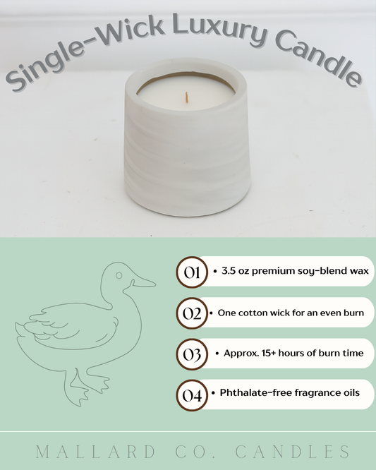 Single-Wick Luxury Candle