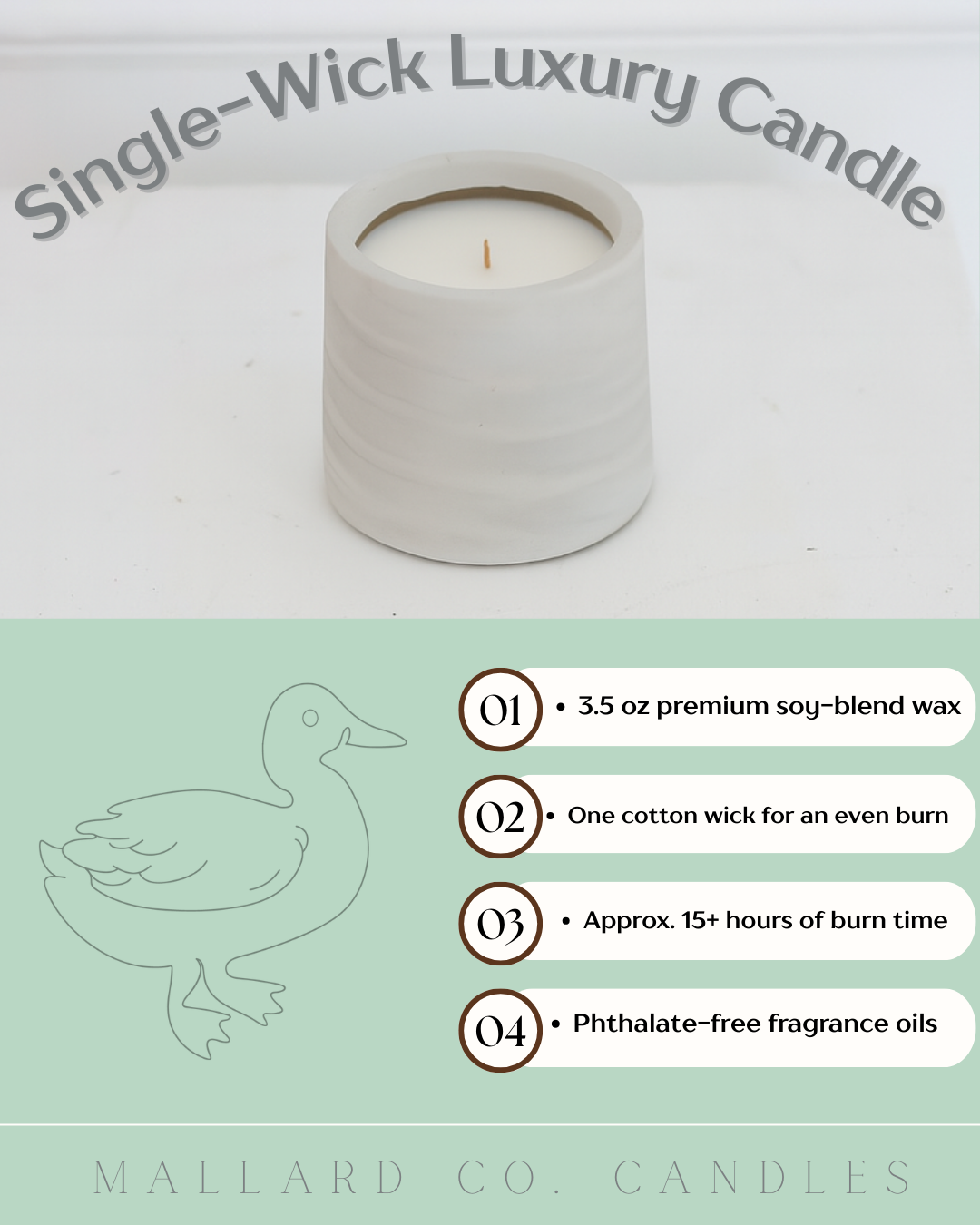 Single-Wick Luxury Candle